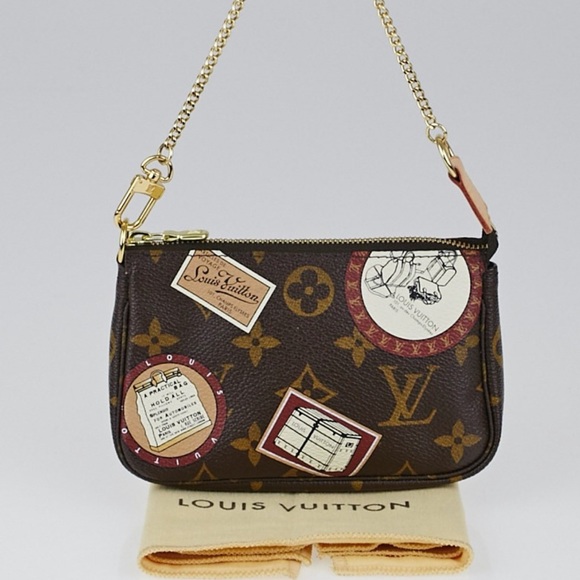 🧡🤎🤎🎁🎄Luis Vuitton limited edition mini pochette - Picture 4 of 9